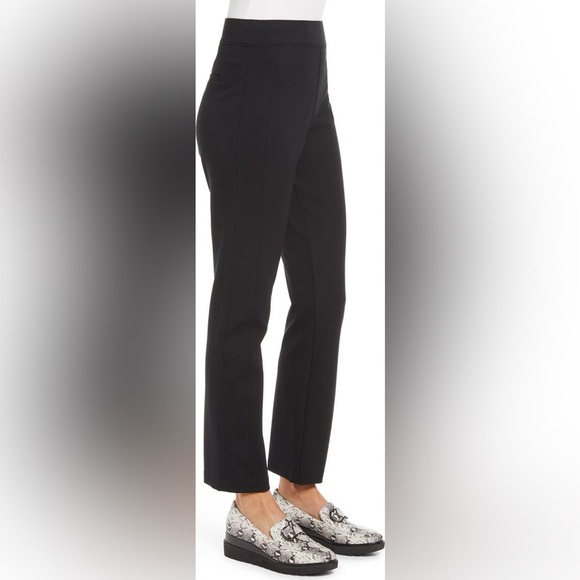 Spanx High Waist Straight Leg Ponte Pants in Black - Size Medium 20254Q - Picture 1 of 14